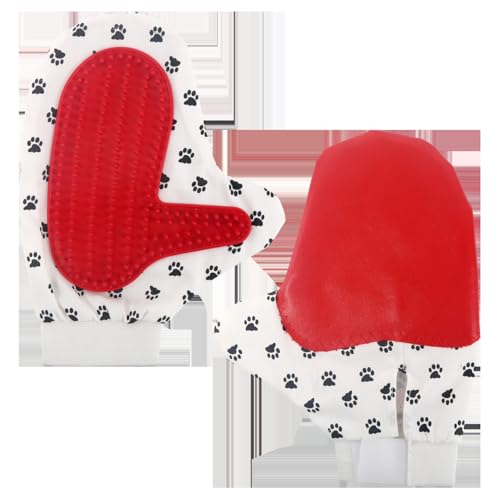 Patapalooza Reinigungshandschuh für Haustiere mit Gummiborsten, ergonomisches Design und einfache Reinigung, ideal zum Bürsten und Entfernen von Haaren zu Hause. von Patapalooza