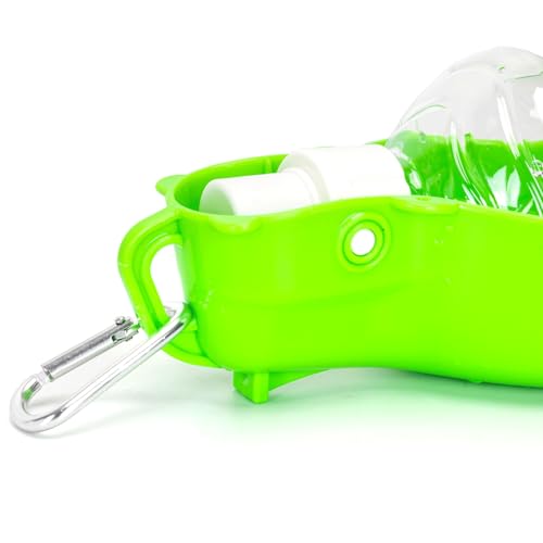 Patapalooza Tragbare Trinkflasche für Haustiere, leicht, robust, mit Tragegriff, ideal für Reisen und Spaziergänge, hält das Wasser frisch. von Patapalooza
