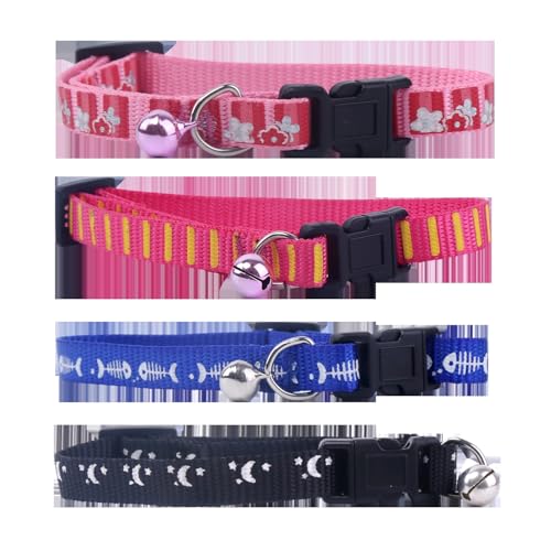 Patapalooza Verstellbares Katzenhalsband, Anti-Erstickung, reflektierend, mit Glocke und sicherem Design, ideal für Identifikation und Sicherheit im Freien. Patapalooza Verstellbares Katzenhalsband, Anti-Erstickung, reflektierend, mit Glocke und sicherem Design, ideal für Identifikation und Sicherheit im Freien. von Patapalooza