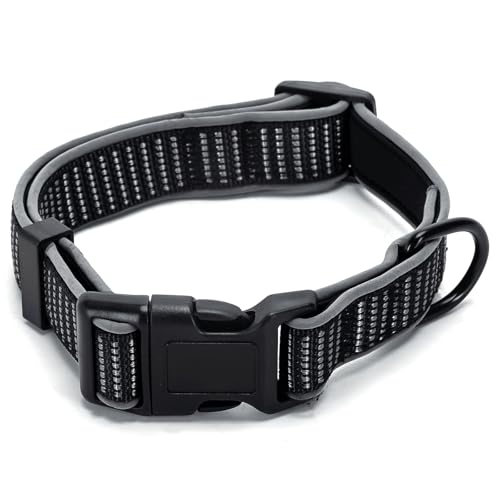Patapalooza Verstellbares reflektierendes Halsband, Robustes und wasserdichtes Material, ideal zur Verbesserung der Sichtbarkeit und Sicherheit von Haustieren im Dunkeln. Patapalooza Verstellbares reflektierendes Halsband, Robustes und wasserdichtes Material, ideal zur Verbesserung der Sichtbarkeit und Sicherheit von Haustieren im Dunkeln. von Patapalooza