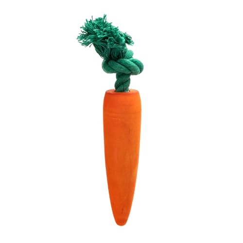 Patapalooza Vogelspielzeug in Karottenform, aus sicheren Materialien, ideal zum Beißen und Spielen, fördert die Aktivität und Unterhaltung der Vögel. von Patapalooza