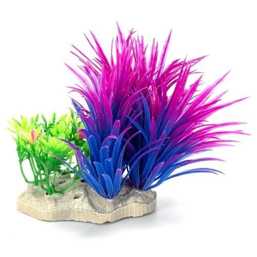 Patapalooza Wassergras aus Kunststoff, robust, leicht zu reinigen und leicht, ideal zur Dekoration von Aquarien und Innengärten. Patapalooza Wassergras aus Kunststoff, robust, leicht zu reinigen und leicht, ideal zur Dekoration von Aquarien und Innengärten. von Patapalooza