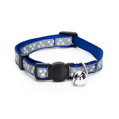 Reflektierendes Katzenhalsband mit sicherer Passform, robustem Material und bequemem Design; ideal zur Verbesserung der Sichtbarkeit und Sicherheit bei Nacht. Reflektierendes Katzenhalsband mit sicherer Passform, robustem Material und bequemem Design; ideal zur Verbesserung der Sichtbarkeit und Sicherheit bei Nacht. von Patapalooza
