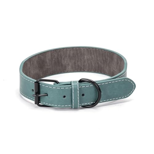 Robustes PU-Hundehalsband, verstellbar und leicht, ideal für Spaziergänge, Training und Sicherheit im Freien. von Patapalooza