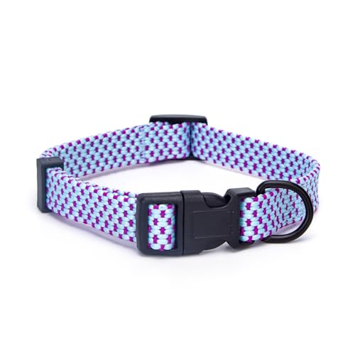 Strapazierfähiges, verstellbares Hundehalsband mit sicherem Verschluss, ideal für Spaziergänge und Training im Freien. von Patapalooza