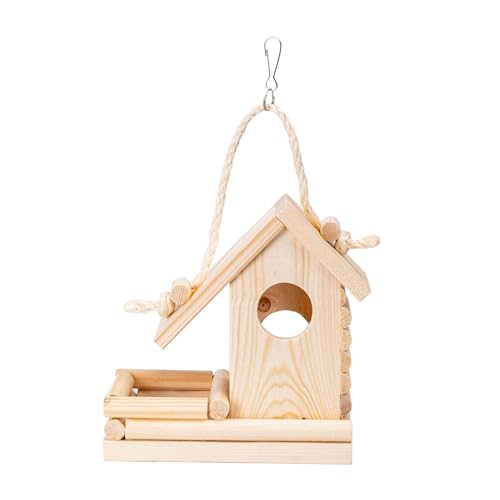 Vogelnest aus Holz, wetterfest, einfach zu montieren, ideal für Unterschlupf und Zucht von Vögeln. Vogelnest aus Holz, wetterfest, einfach zu montieren, ideal für Unterschlupf und Zucht von Vögeln. von Patapalooza