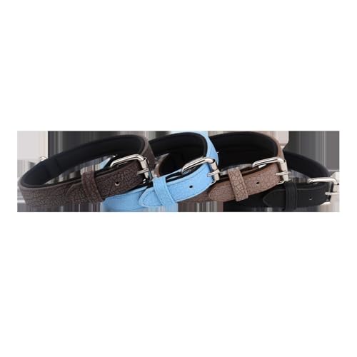 Wasserdichtes Halsband aus Kunstleder, verstellbar und elegant, ideal für Spaziergänge und Wasseraktivitäten mit Haustieren. von Patapalooza
