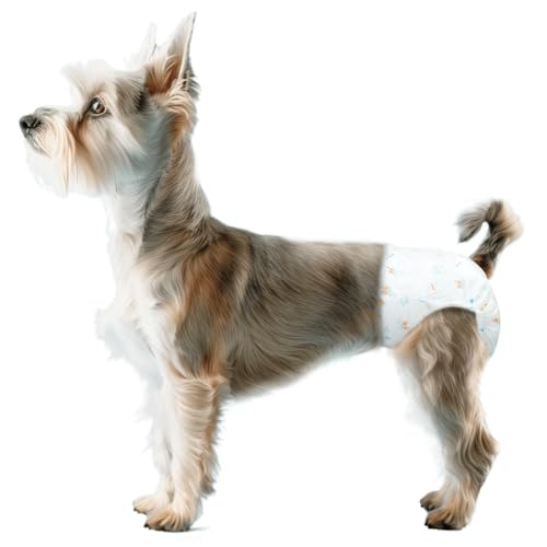 Windeln für weibliche Hunde, Größe S (39 x 29 cm), 10 Stück pro Beutel, ideal für Inkontinenz und Reisen. von Patapalooza