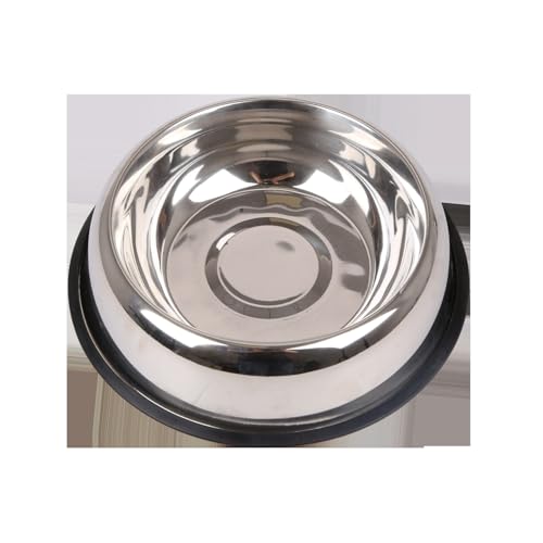 rutschfeste Schüssel für Haustiere, klassisches Design, einfache Reinigung, robust, ideal für Futter und Wasser, verhindert Verschütten und Schmutz. von Patapalooza