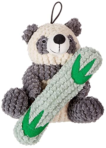 Patchwork Pet Reed The Panda Premium Hundespielzeug, Plüsch, abnehmbar, 2-in-1, klein von Patchwork Pet