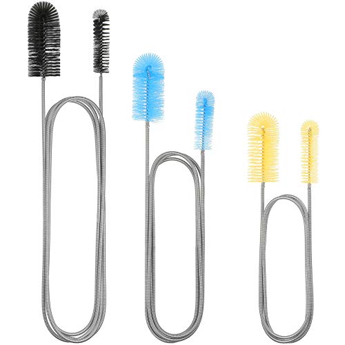 Patelai 3 Stücke Aquarium Filter Bürste Edelstahl Flexibel Reinigungsbürste Doppelseitige Ende Schlauch Bürste Edelstahl Feder für Aquarium U-Form, Gebogene Rohre, 3 Größe 3 Farben Patelai 3 Stücke Aquarium Filter Bürste Edelstahl Flexibel Reinigungsbürste Doppelseitige Ende Schlauch Bürste Edelstahl Feder für Aquarium U-Form, Gebogene Rohre, 3 Größe 3 Farben von Patelai