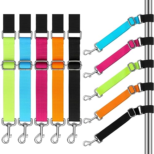 Paterr 5 Pcs PET Dog Grooming Arm Accessories Extension Strap Adjustable Grooming Loops Grooming Arm Extender Quick Release Dog Grooming Leash Grooming Loop Extension for Dog Grooming (Sweet Color) von Paterr