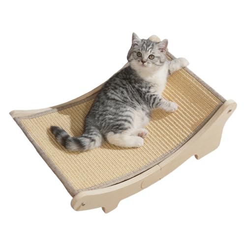 Katzen Sisal Stuhl, Katzen Kratzpappe Liegestuhl, Katzenbett Hammock, Matratzenbezug Belastbar Mit 10 Kg (37x50cm) Geeignet Für Katzen, Hunde, Kaninchen, Kätzchen Und Kleintiere von Patifirst