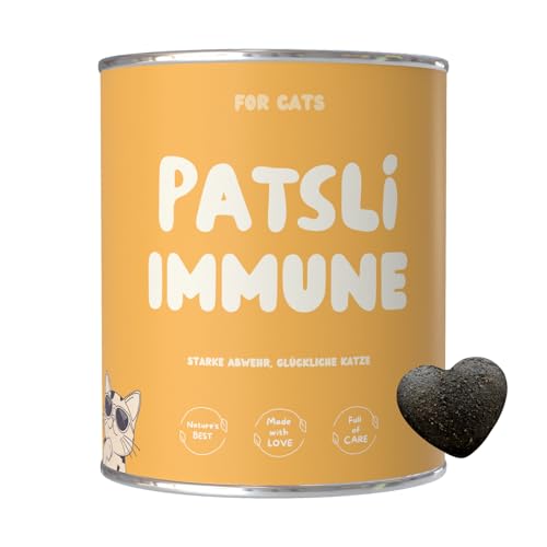 Immunsystem Katze – Snack mit Inulin, Beta-Glucan & Vitaminen | Nahrungsergänzungsmittel | Pflanzlich & gut verträglich | Tierärztlich entwickelt Immunsystem Katze – Snack mit Inulin, Beta-Glucan & Vitaminen | Nahrungsergänzungsmittel | Pflanzlich & gut verträglich | Tierärztlich entwickelt von Patsli