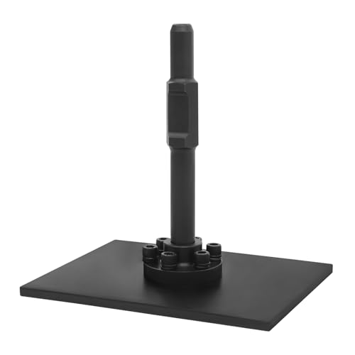 PattenlLevi Hammer Stampfer Betonstampfer Werkzeug zum Verdichten von Beton 26 * 20.5cm,Anti Schock Stampferplatte mit 65A verjüngte Griff Länge 27cm,Stampfwellenplatte Schaft für Kanalisationsarbeit von PattenlLevi