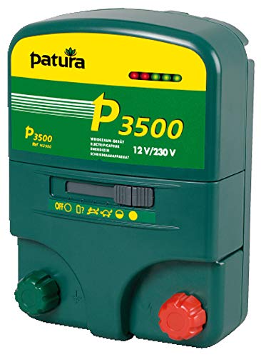 Patura Weidezaungerät P3500-12 Volt/230 Volt - 5-stufige Zaun- und Batteriekontrolle - für anspruchsvolle Zäune und robuste Tierarten - mit Tiefentladeschutz Patura Weidezaungerät P3500-12 Volt/230 Volt - 5-stufige Zaun- und Batteriekontrolle - für anspruchsvolle Zäune und robuste Tierarten - mit Tiefentladeschutz von Patura