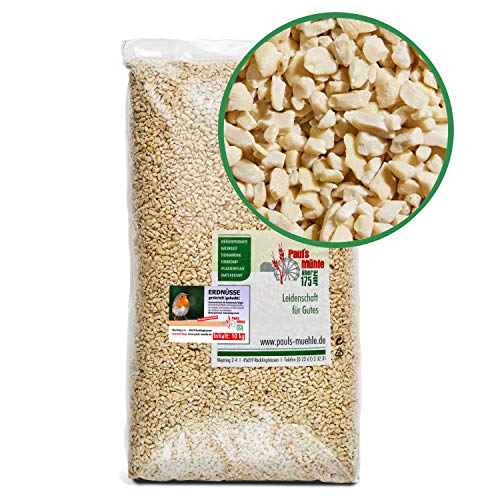 Paul´s Mühle Erdnüsse für Vögel, Erdnusskerne gehackt, 10 kg von Paul´s Mühle