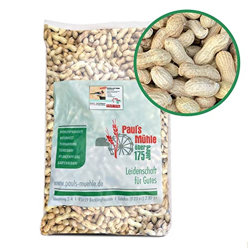 Paul´s Mühle Erdnüsse mit Schale für Futterzwecke 10 kg von Paul´s Mühle