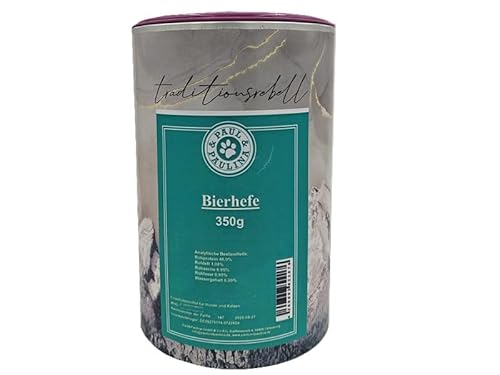Paul & Paulina Bierhefe 350g I Einzelfuttermittel für Hunde und Katzen von Paul & Paulina