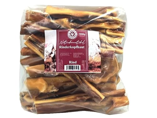Paul & Paulina Rinderkopfhaut luftgetrocknet 1kg ca. 20cm lang aus Deutschland I Leckerli für Hund I Kausnack und Zahnpflege I Ohne Konservierungsstoffe, künstliche Aroma,- Farbst,- & Lockstoffe Paul & Paulina Rinderkopfhaut luftgetrocknet 1kg ca. 20cm lang aus Deutschland I Leckerli für Hund I Kausnack und Zahnpflege I Ohne Konservierungsstoffe, künstliche Aroma,- Farbst,- & Lockstoffe von Paul & Paulina