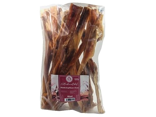 Paul & Paulina Rinderkopfhaut luftgetrocknet 1kg ca. 35cm lang aus Deutschland I Leckerli für Hund I Kausnack und Zahnpflege I Ohne Konservierungsstoffe, künstliche Aroma,- Farbst,- & Lockstoffe Paul & Paulina Rinderkopfhaut luftgetrocknet 1kg ca. 35cm lang aus Deutschland I Leckerli für Hund I Kausnack und Zahnpflege I Ohne Konservierungsstoffe, künstliche Aroma,- Farbst,- & Lockstoffe von Paul & Paulina