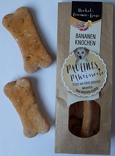Paulines Pawtisserie Bananen Knochen, 100 g von Paulines Pawtisserie