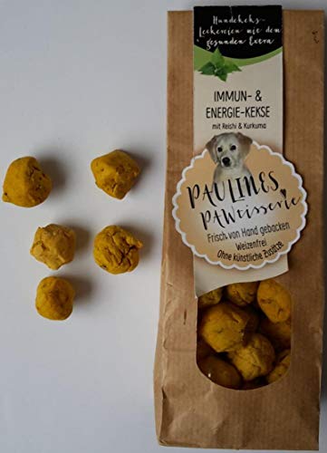 Paulines Pawtisserie Immun & Energie Kekse m. Reishi + Kurkuma, 200 g Paulines Pawtisserie Immun & Energie Kekse m. Reishi + Kurkuma, 200 g von Paulines Pawtisserie