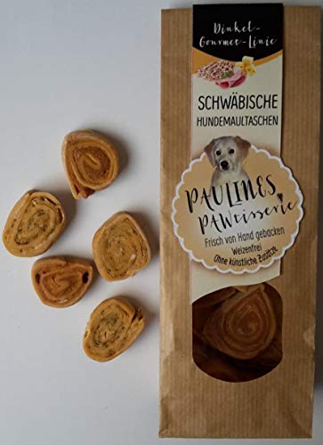 Paulines Pawtisserie Schwäbische Hundemaultaschen, 100 g von Paulines Pawtisserie