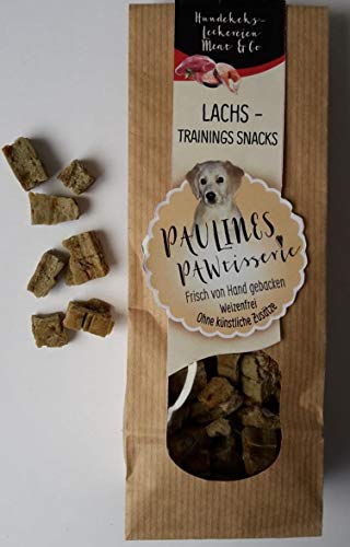 Paulines Pawtisserie Trainings Snacks Lachs, 200 g von Paulines Pawtisserie