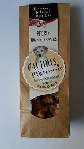 Paulines Pawtisserie Trainings Snacks Pferd, 200 g von Paulines Pawtisserie