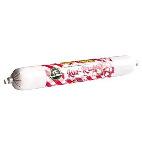 Pauls Beute Premium Trainingswurst für Hunde | Schnittfeste Hundewurst | Mit 30 % hochwertigem Bergkäse | 100g x 28 Stück | Käse Leckerli für Hunde | Ohne Zusätze & Getreide Pauls Beute Premium Trainingswurst für Hunde | Schnittfeste Hundewurst | Mit 30 % hochwertigem Bergkäse | 100g x 28 Stück | Käse Leckerli für Hunde | Ohne Zusätze & Getreide von Pauls Beute