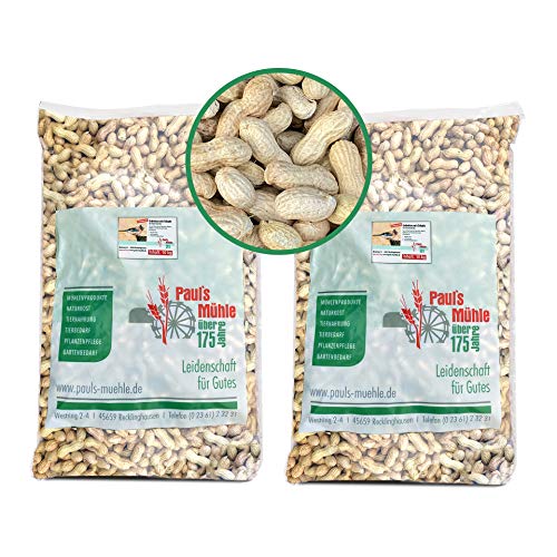 Paul´s Mühle Erdnüsse mit Schale für Futterzwecke 2 x 10 kg von Paul´s Mühle