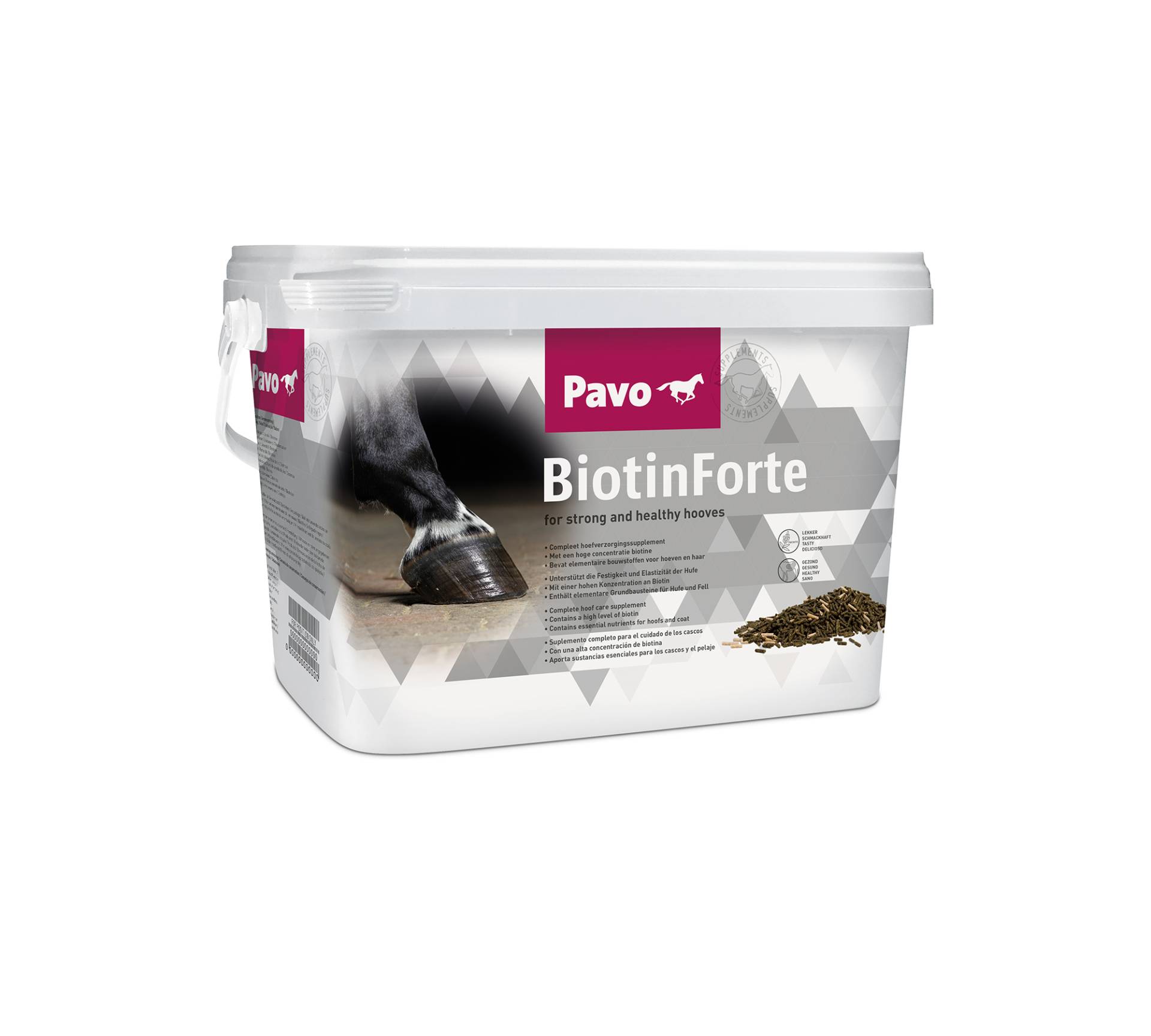 Pavo Biotin Forte 3kg starke & elastische Hufe Pavo Biotin Forte 3kg starke & elastische Hufe von Pavo
