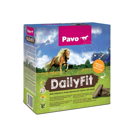 Pavo DailyFit  Briketts 13 kg 90 Briketts für Dein Pferd von Pavo