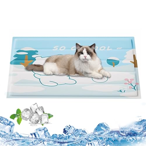 Pavsicgn Kühlmatte Für Hunde - Tragbare Kühlkissen Für Unterwegs,Waschbare Eisunterlage Haustierzubehör Unter 10kg Für Innenbereich Wohnung Sofa Auto Reise Garten Outdoor Schlafen Bei Pavsicgn Kühlmatte Für Hunde - Tragbare Kühlkissen Für Unterwegs,Waschbare Eisunterlage Haustierzubehör Unter 10kg Für Innenbereich Wohnung Sofa Auto Reise Garten Outdoor Schlafen Bei von Pavsicgn