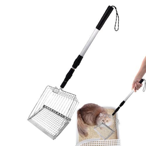 Pavsicgn Metal Cat Müllschaufel, Katzentoilette Schöpfer | Langstudsige Cat Müllschaufel - Ergonomische Weitmäul-Pooper-Sifter für Haushaltsrangierer-Haustierpflege im Freien Pavsicgn Metal Cat Müllschaufel, Katzentoilette Schöpfer | Langstudsige Cat Müllschaufel - Ergonomische Weitmäul-Pooper-Sifter für Haushaltsrangierer-Haustierpflege im Freien von Pavsicgn