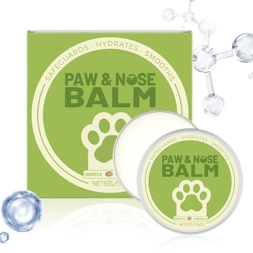 Pavsicgn Pfotenbalsam | Lecksicherer Beruhigender Hautbalsam Für Hunde | Natürlicher Balm Bei Trockener Empfindlicher Rissiger Haut | Tägliche Pflege Haus Reise Outdoor Herbst Winter Welpen von Pavsicgn