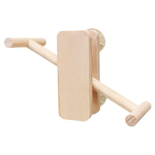 Pavsicgn Vogelständer Für Papageien - Interaktive Holzspielzeuge Für Wellensittiche - Multifunktionaler Nymphensittich Spielplatz Zum Stehen Spielen Ausruhen Unterhalten von Pavsicgn