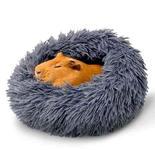 Paw Inspired® Furr-O™ Haustierbett für Meerschweinchen, Hamster und andere Kleintiere, Dunkelgrau von Paw Inspired
