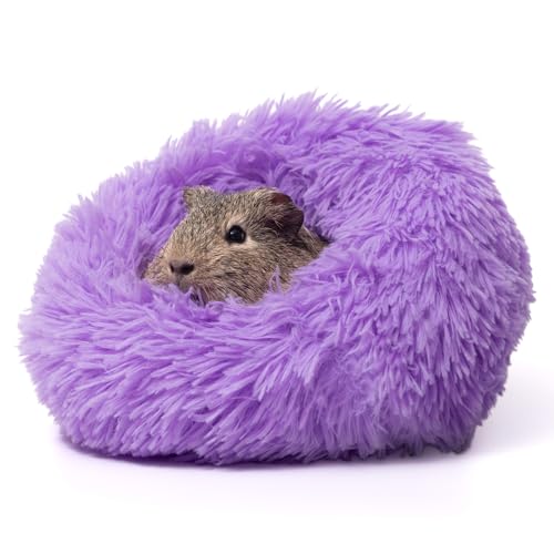 Paw Inspired® Furr-O™ Haustierbett für Meerschweinchen und andere Kleintiere, Violett von Paw Inspired