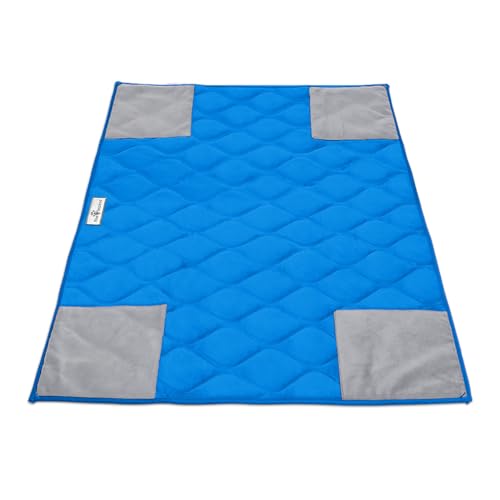 Paw Inspired PopCorner Käfigeinlagen für Meerschweinchen | Super saugfähiges PIPI-Pad mit verstärkten Ecken und wasserdichter Unterseite (C&C 2x3, Blau) von Paw Inspired