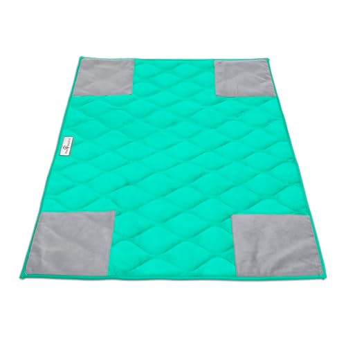 Paw Inspired PopCorner Käfigeinlagen für Meerschweinchen | Super saugfähiges PIPI-Pad mit verstärkten Ecken und wasserdichter Unterseite (C&C 2x3, Grün) von Paw Inspired