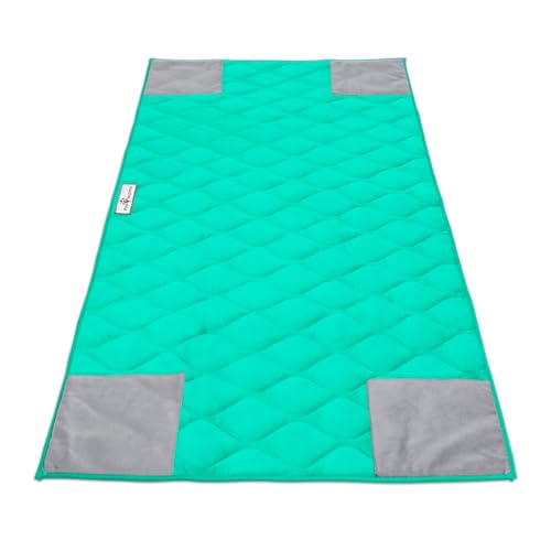 Paw Inspired PopCorner Käfigeinlagen für Meerschweinchen | Super saugfähiges PIPI-Pad mit verstärkten Ecken und wasserdichter Unterseite (C&C 2x4, Grün) von Paw Inspired