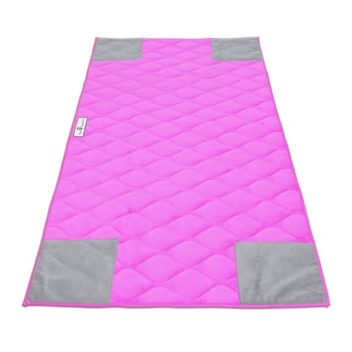 Paw Inspired PopCorner Käfigeinlagen für Meerschweinchen | Super saugfähiges PIPI-Pad mit verstärkten Ecken und wasserdichter Unterseite (C&C 2x4, Pink) von Paw Inspired