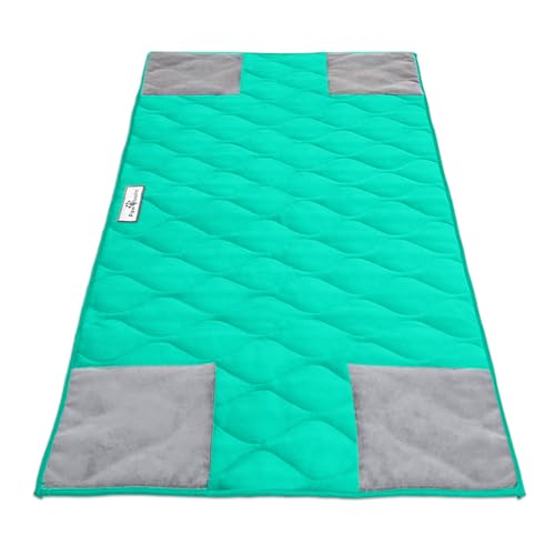 Paw Inspired PopCorner Käfigeinlagen für Meerschweinchen | Super saugfähiges PIPI-Pad mit verstärkten Ecken und wasserdichter Unterseite (Midwest, Grün) von Paw Inspired