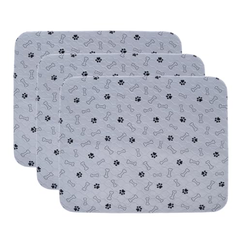Paw Jamboree 3PCS Welpenunterlagen Waschbar 75x90CM Welpen Hunde Trainingsunterlagen Waschbar Haustier-Urinunterlage Wiederverwendbare Trainingsunterlagen Waschbar Erziehungsunterlage für Hunde Paw Jamboree 3PCS Welpenunterlagen Waschbar 75x90CM Welpen Hunde Trainingsunterlagen Waschbar Haustier-Urinunterlage Wiederverwendbare Trainingsunterlagen Waschbar Erziehungsunterlage für Hunde von Paw Jamboree