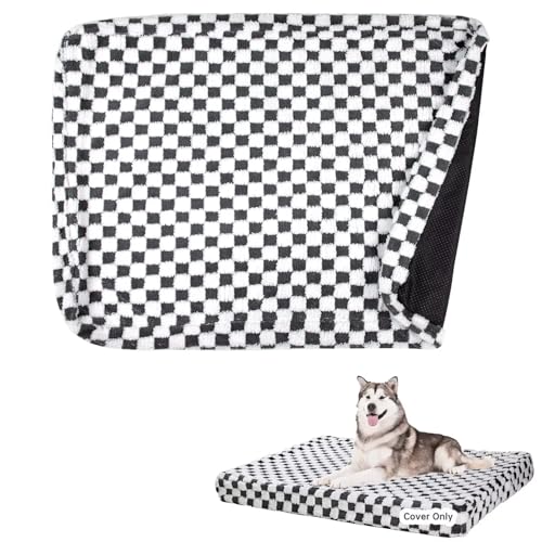 Paw Legend Große Hundebettbezüge mit Reißverschluss, 91,4 x 68,6 x 10,2 cm, waschbar, abnehmbar, weicher Plüsch, nur dunkelgrauer Bezug Paw Legend Große Hundebettbezüge mit Reißverschluss, 91,4 x 68,6 x 10,2 cm, waschbar, abnehmbar, weicher Plüsch, nur dunkelgrauer Bezug von Paw Legend