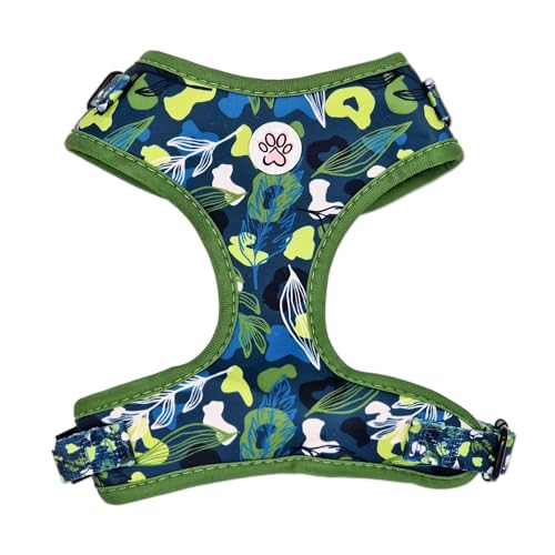 Hundegeschirr - Soft Geschirr Hund - Grün - Blau - Camouflage - Leopard - Let's go Outside - Paw My God! - Größe M Hundegeschirr - Soft Geschirr Hund - Grün - Blau - Camouflage - Leopard - Let's go Outside - Paw My God! - Größe M von Paw My God!