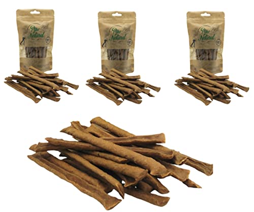 Paw Natural Hunde Leckerlis (3x150g) Lachs-Sticks | 100% Gluten- & getreidefrei | aus frischem Fleisch gesunder Tiere (450g) von Paw Natural