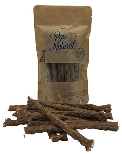 Paw Natural Hunde Leckerlis | 150g Lamm-Sticks | 100% Gluten- & getreidefrei | aus frischem Fleisch gesunder Tiere von Paw Natural